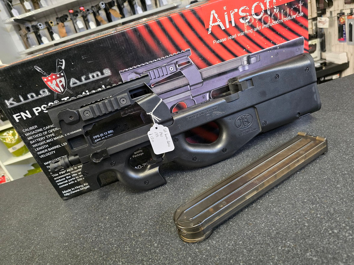 Second hand King Arms P90 6mm RIF AEG Airsoft Rifle