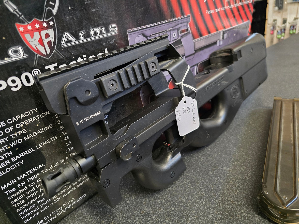 Second hand King Arms P90 6mm RIF AEG Airsoft Rifle