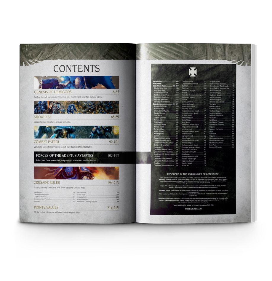 Warhammer 40K Space Marine Codex