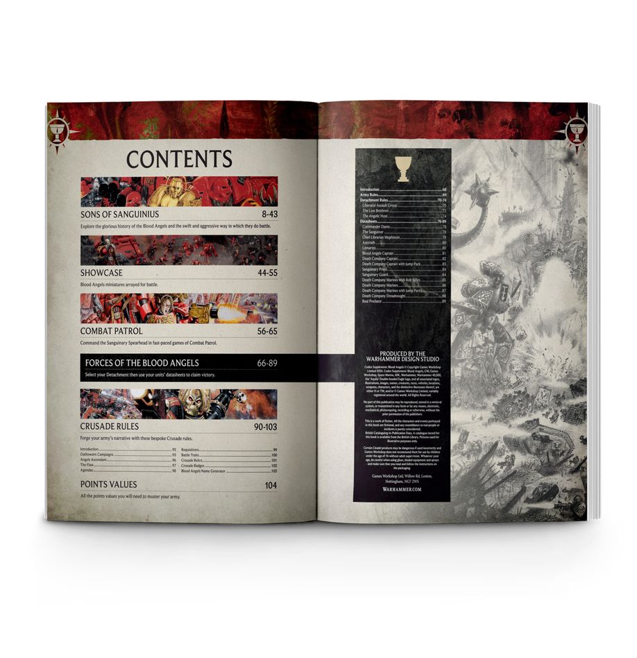Warhammer 40K Blood Angels Codex