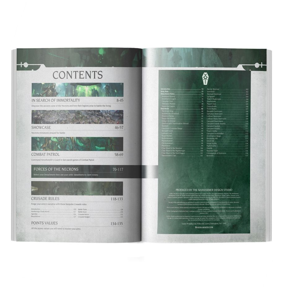 Warhammer 40K Necron Codex