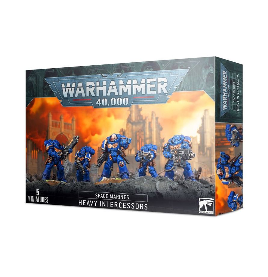 Warhammer 40K Space Marines Heavy Intercessor Squad