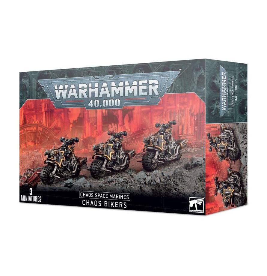 Warhammer 40K Chaos Space Marines Chaos Bikers