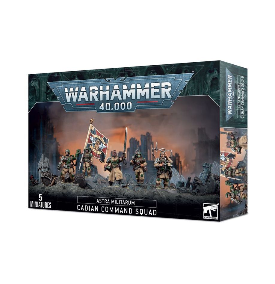 Warhammer 40K Astra Militarum Command Squad