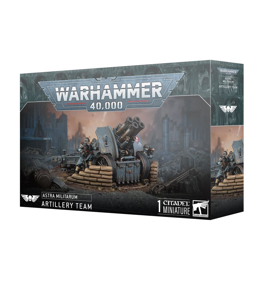 Warhammer 40K Astra Militarum Krieg Artillery Team