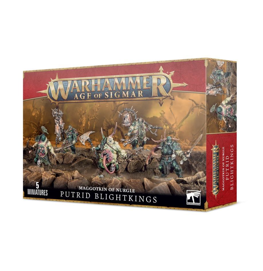 Warhammer Age of Sigma Maggotkin of Nurgle Putrid Blightkings