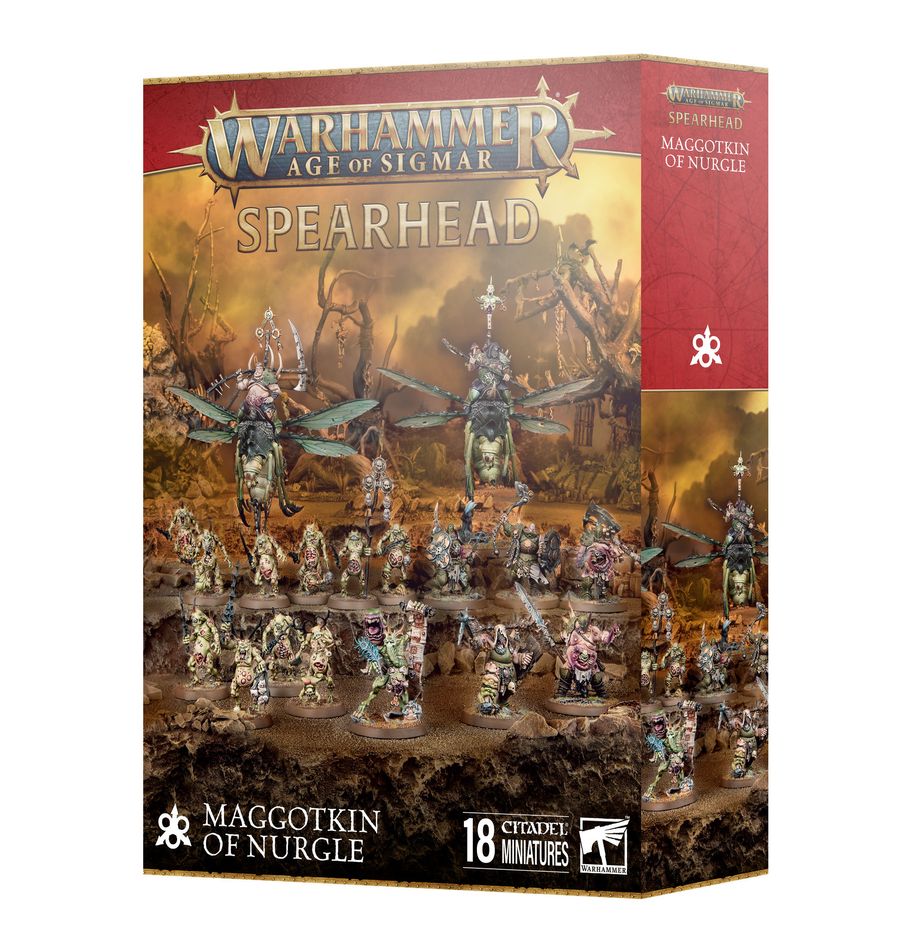 Warhammer Age of Sigma Maggotkin of Nurgle Spearhead