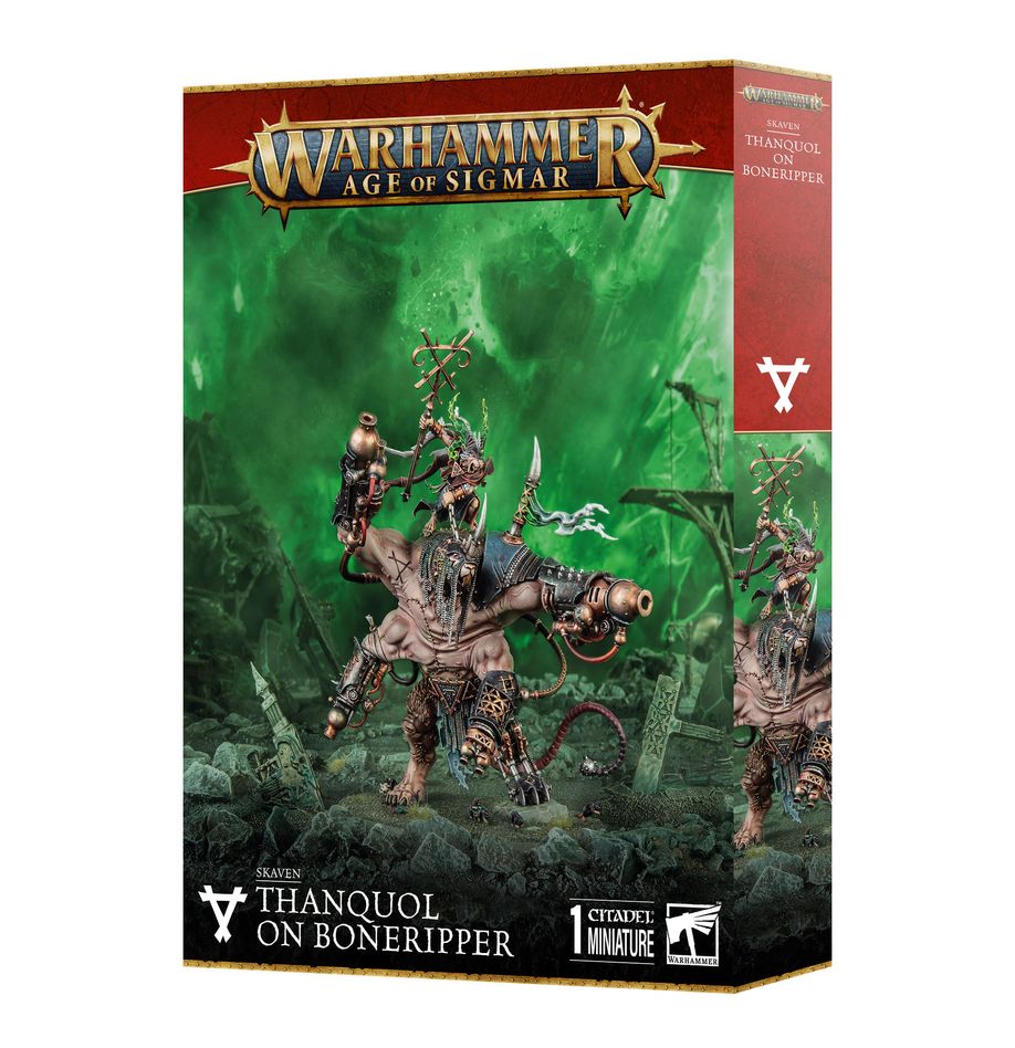 Warhammer Age of Sigma Skaven Thanquol on Boneripper