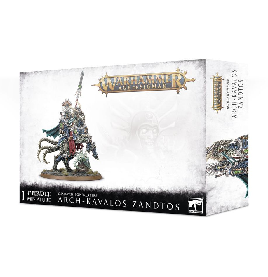 Warhammer Age of Sigma Ossiarch Bonereaper Arch Kavalos Zandtos