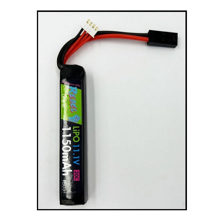 Rebel 11.1 1150 mAh Deans battery