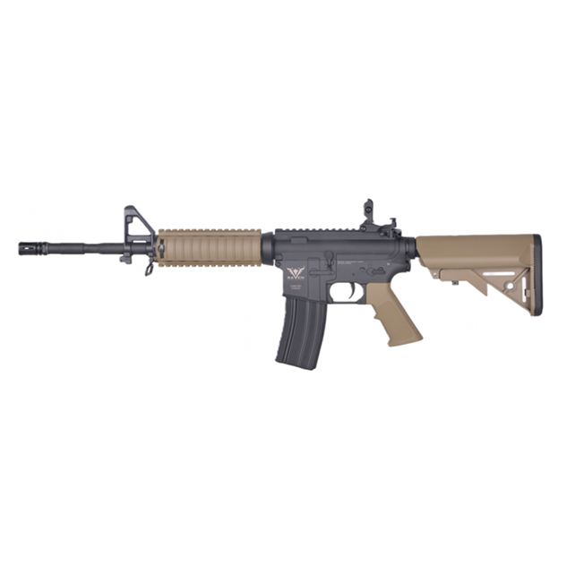 Raven Evolution NEO M4 RIS Carbine Tan 6mm RIF Airsoft Rifle