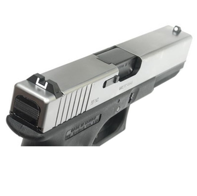 WE Europe G17 6mm RIF GBB Chrome Airsoft Pistol