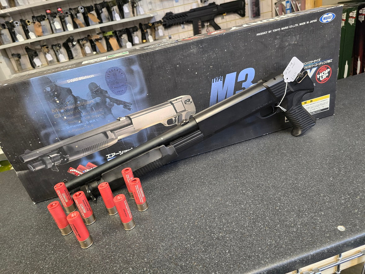 Second hand Tokyo Marui M3 Shorty 6mm RIF Spring Airsoft Shotgun