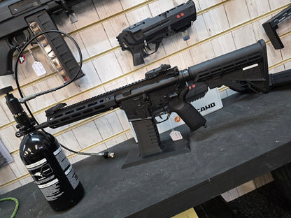 Second hand Tippmann 6mm RIF HPA Airsoft Rifle Bundle