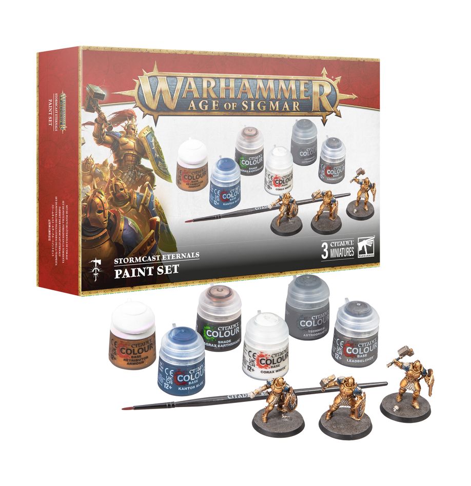 Warhammer Age of Sigma Stormcast Eternals Paint Set