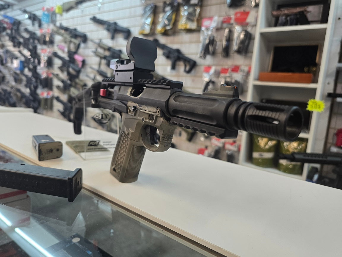 Second Hand Action Army 6mm RIF GBB Airsoft Pistol