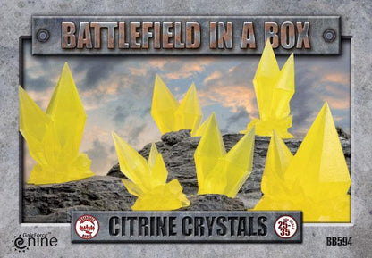 Battlefield in a Box Citrine Crystals
