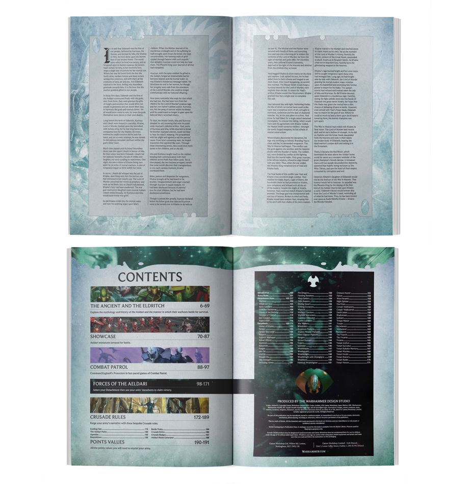 Warhammer 40K Aeldari Codex