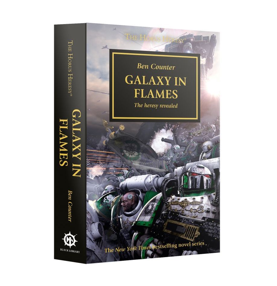 Warhammer Horus Heresy Galaxy in Flames Paperback Novel