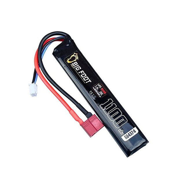 Big Foot 7.4v 1100mAh Lipo Deans Battery