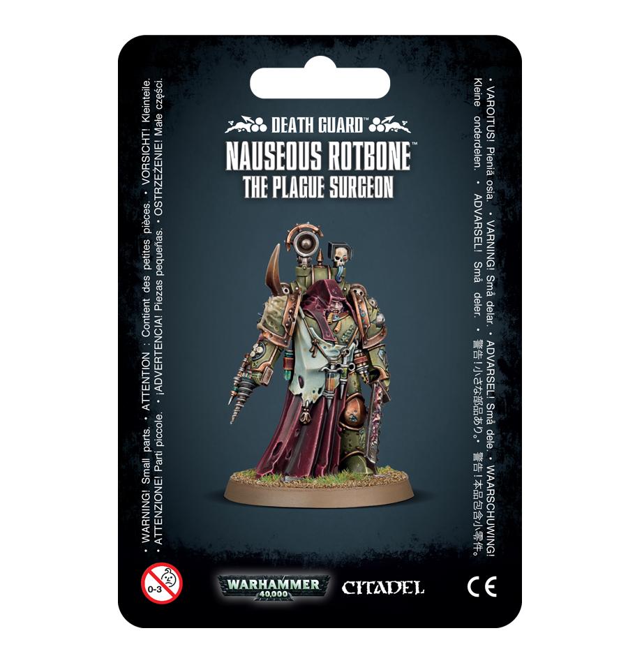 Warhammer 40K Death Guard Nauseous Rotbone The Plague Surgeon