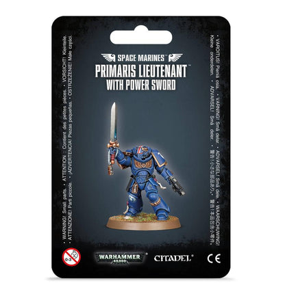 Warhammer 40K Space Marine Lieutenant with Power Sword