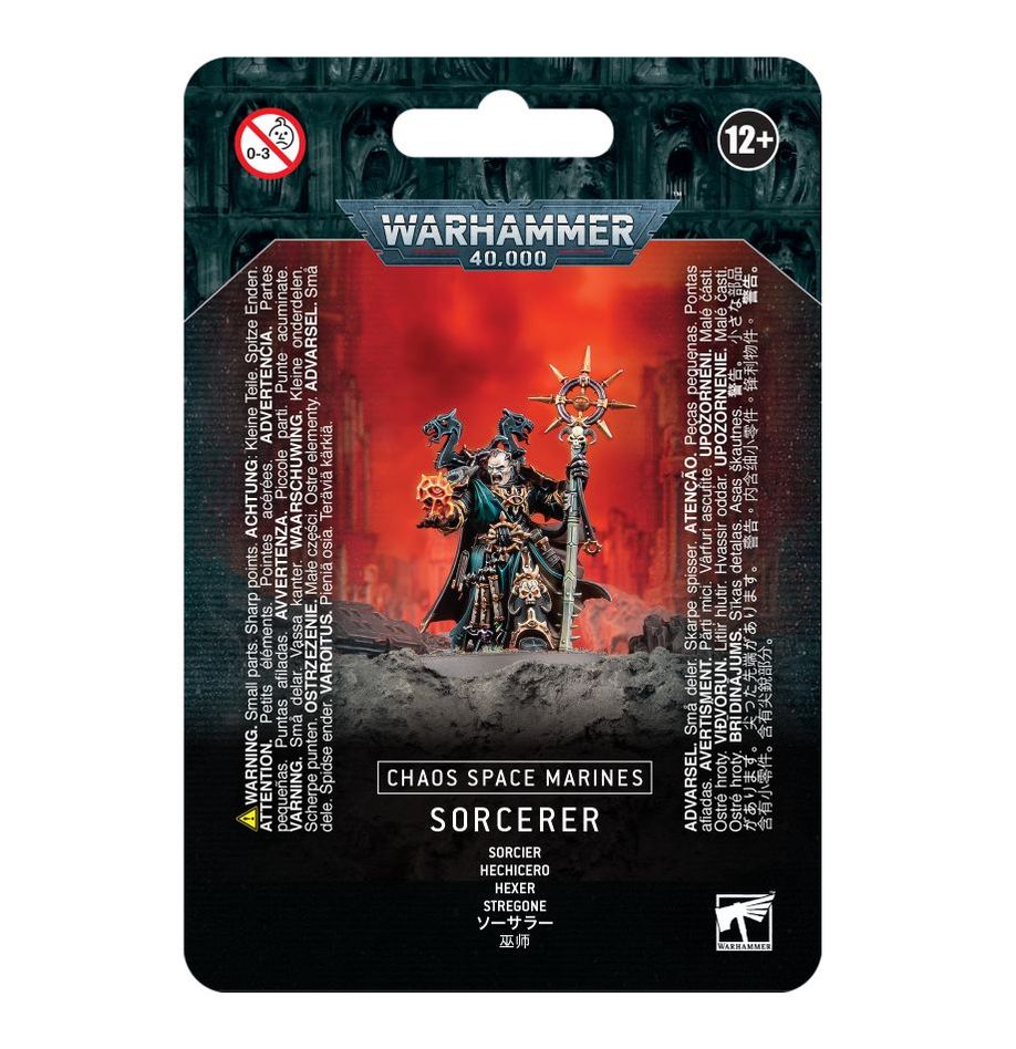 Warhammer 40K Chaos Space Marines Sorcerer