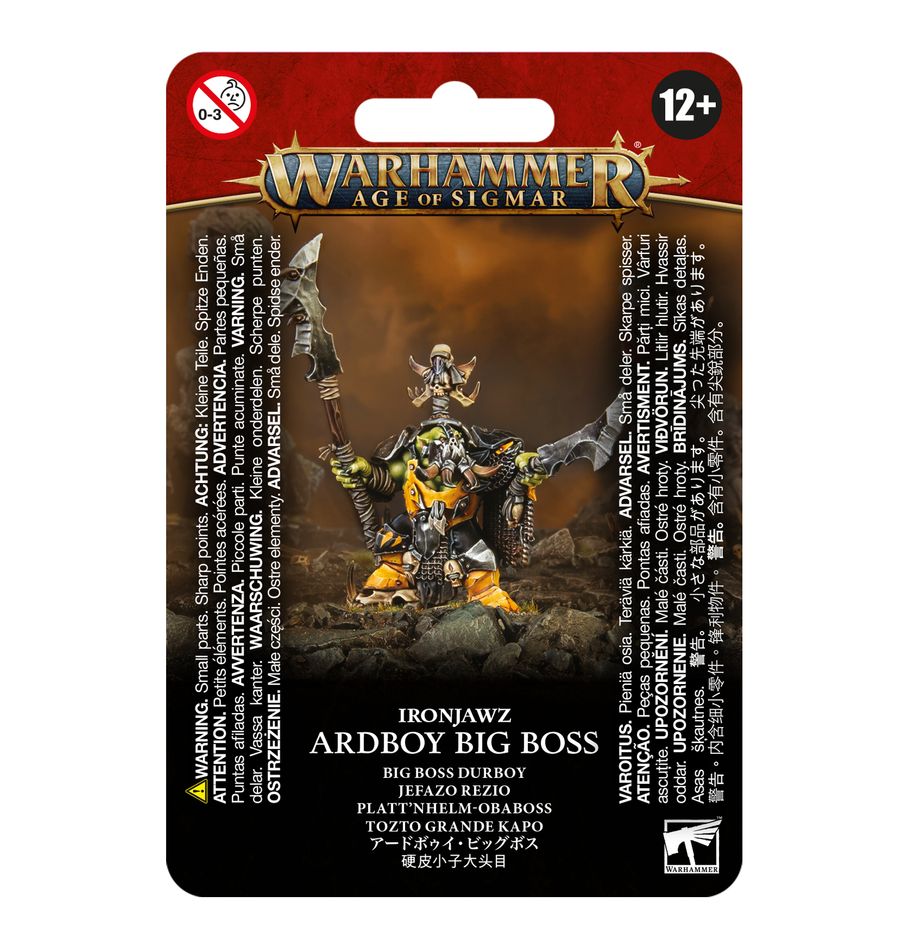 Warhammer Age of Sigma Orruk Ardboy Big Boss