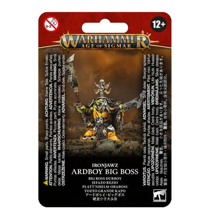Warhammer Age of Sigma Orruk Ardboy Big Boss