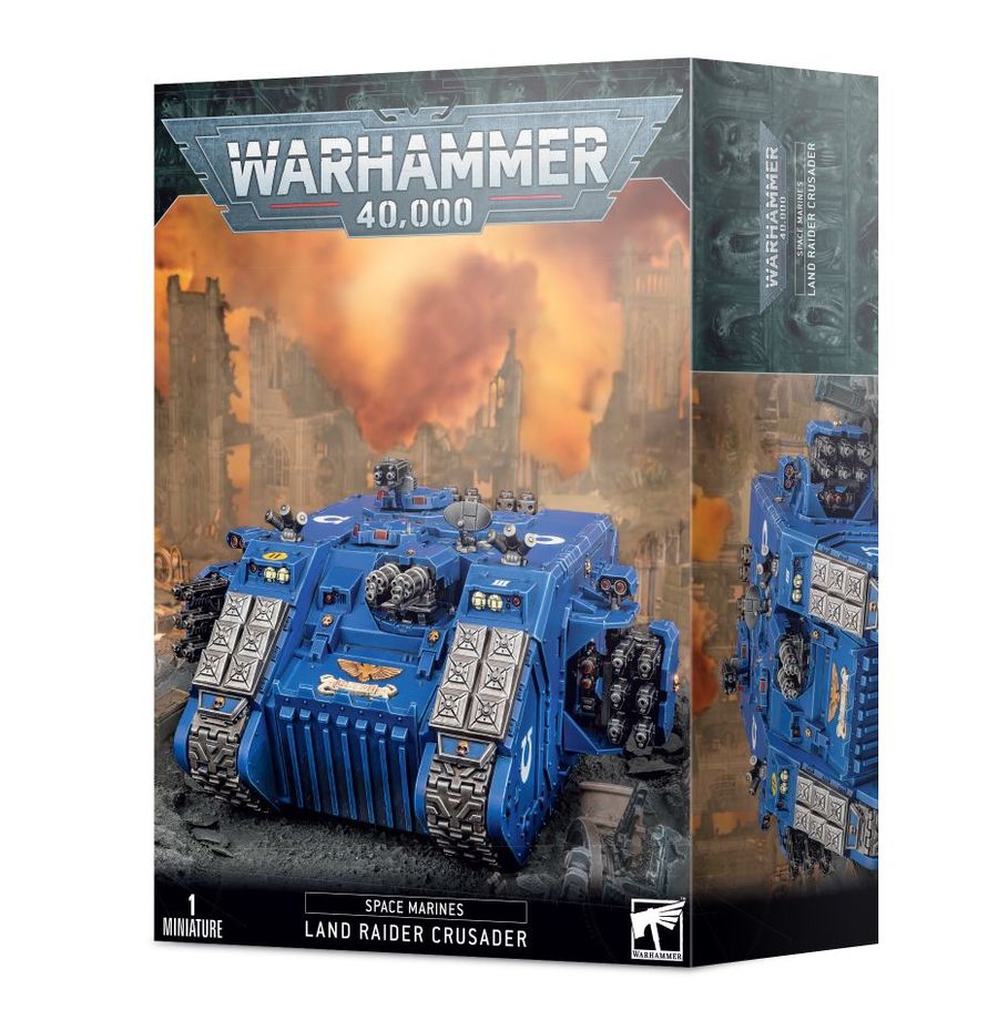 Warhammer 40K Space Marines Land Raider Crusader