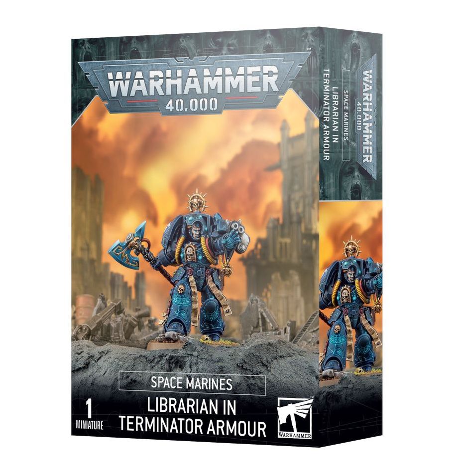 Warhammer 40K Space Marines Librarian in Terminator