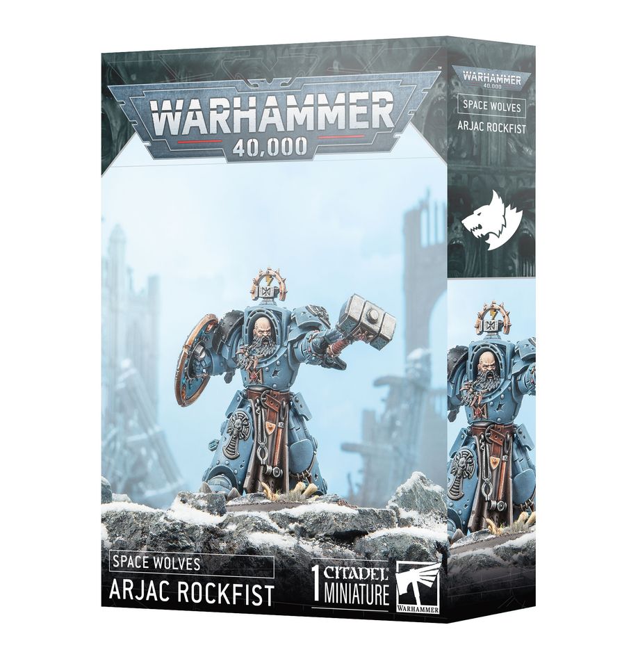 Warhammer 40K Space Wolves Arjac Rockfist