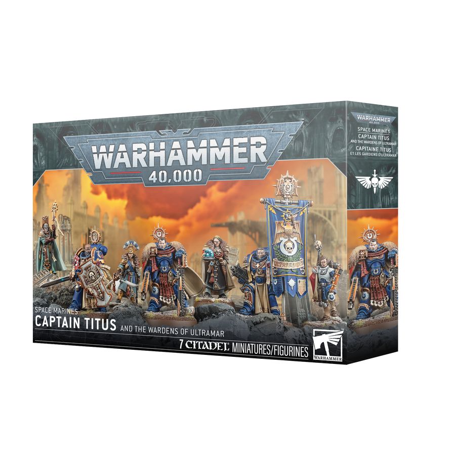 Warhammer 40K Space Marines Captain Titus And The Wardens