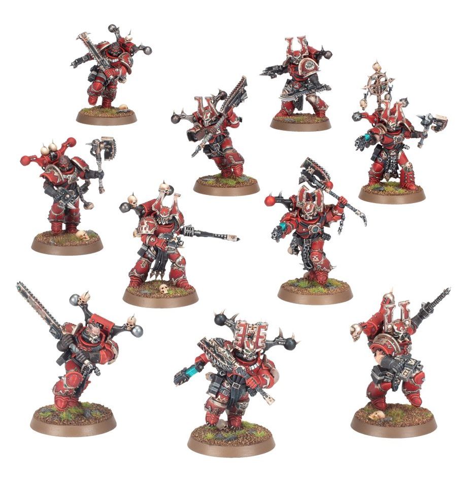 Warhammer 40K World Eaters Khorne Berzerkers