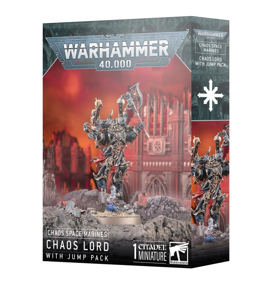 Warhammer 40K Chaos Space Marines Lord with Jump Pack
