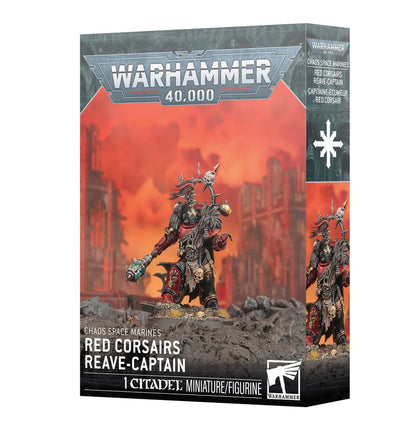 Warhammer 40K Chaos Space Marines Red Corsairs Reave Captain