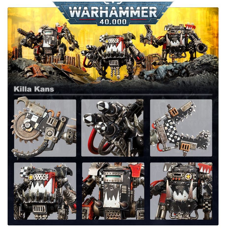 Warhammer 40K Orks Killa Kans