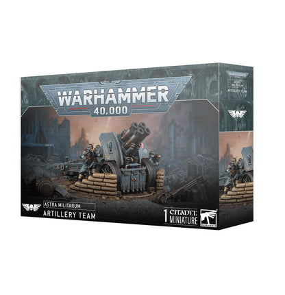 Warhammer 40K Astra Militarum Krieg Artillery Team