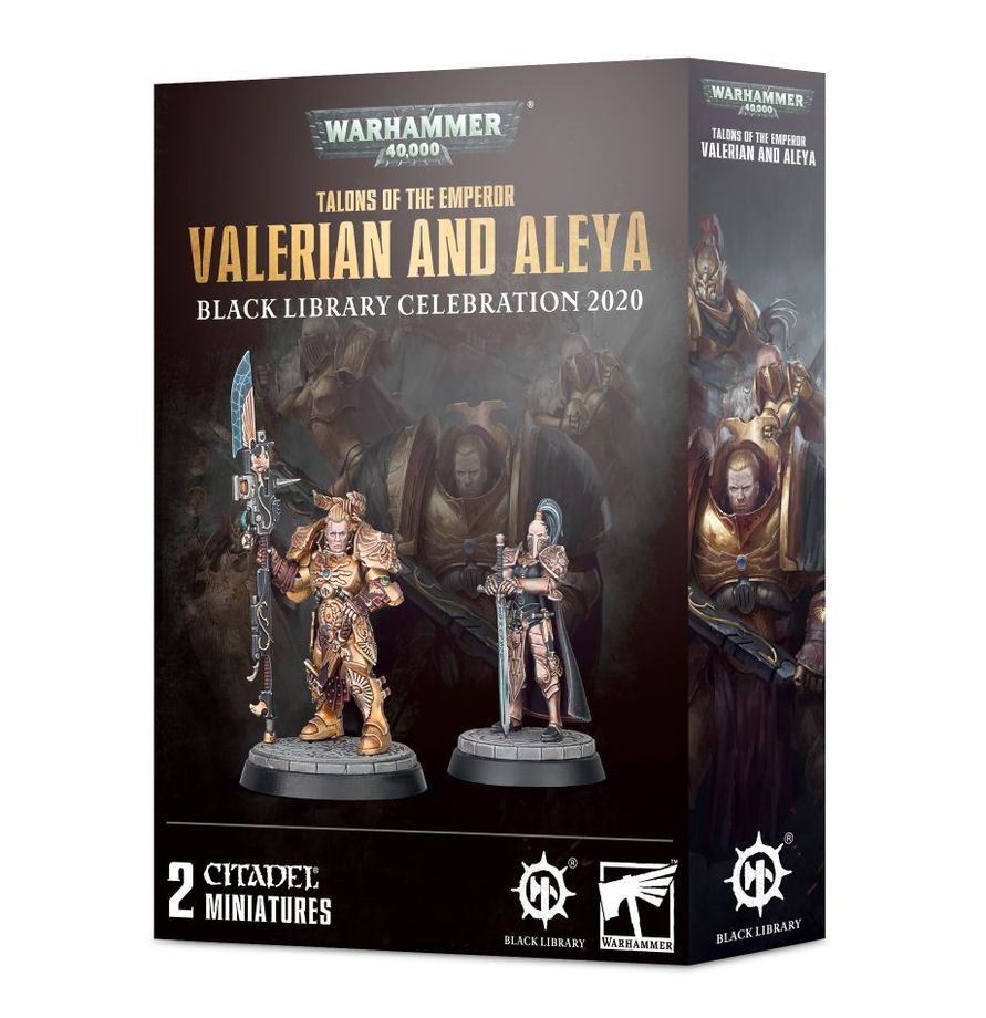 Warhammer 40K Adeptus Custodes Valerian and Aleya
