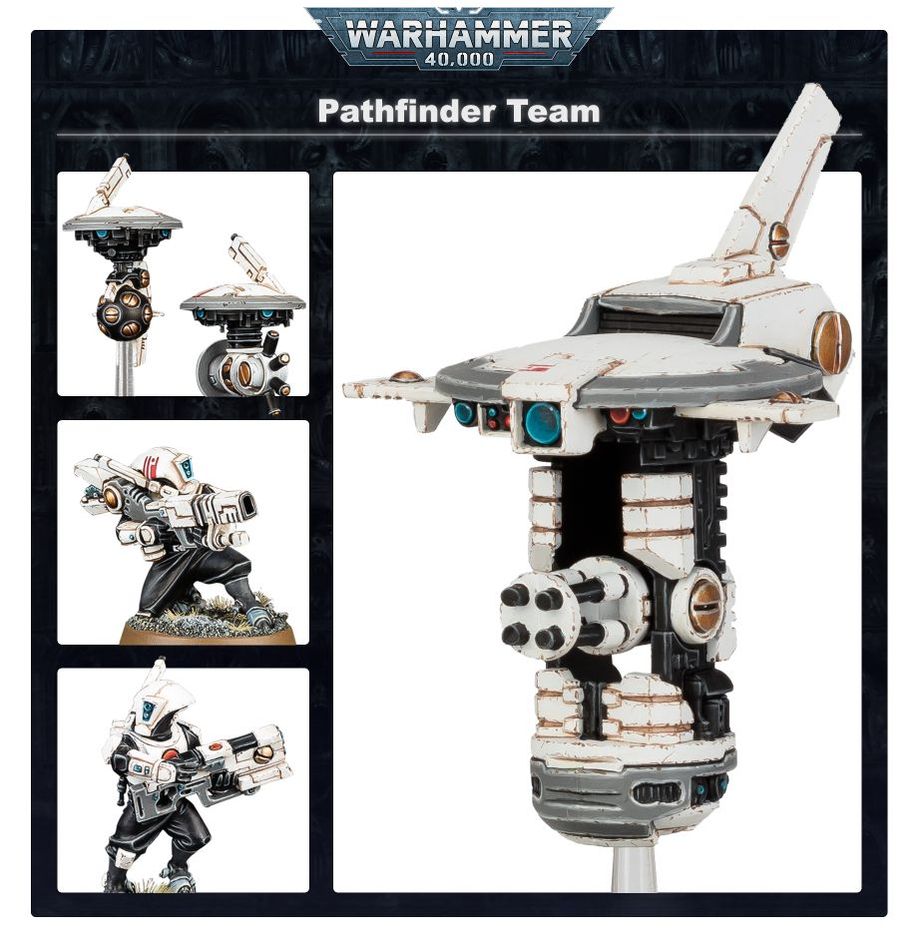 Warhammer 40K Tau Empire Pathfinder Team