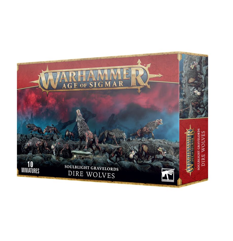 Warhammer Age Of Sigma Soulblight Gravelords Dire Wolves
