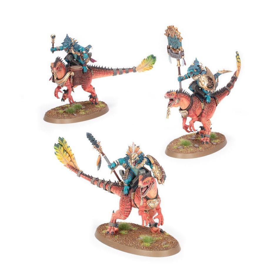 Warhammer Age of Sigma Seraphon Aggradon Lancers