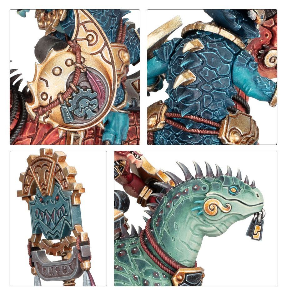 Warhammer Age of Sigma Seraphon Aggradon Lancers