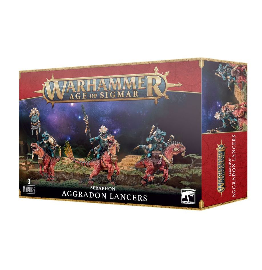 Warhammer Age of Sigma Seraphon Aggradon Lancers