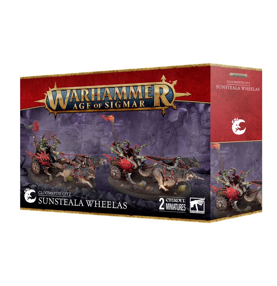 Warhammer Age of Sigma Gloomspite Gitz Sunsteala Wheelas