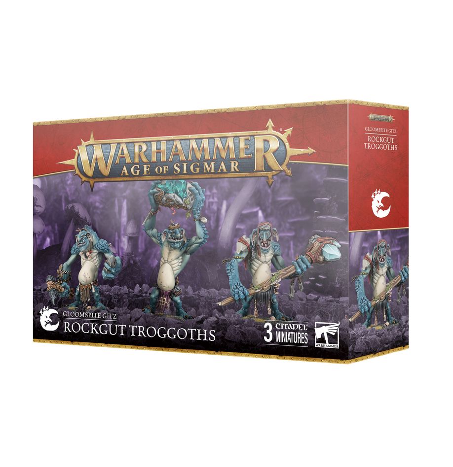 Warhammer Age of Sigma Gloomspite Gitz Rockgut Troggoths