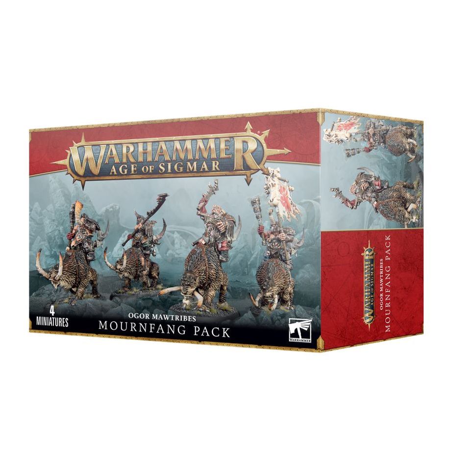 Warhammer Age of Sigmar Ogor Mawtribes Mournfang Pack