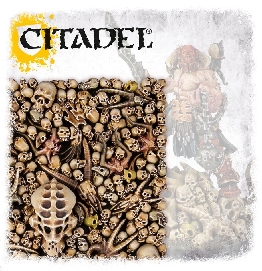 Warhammer Citadel Base skulls
