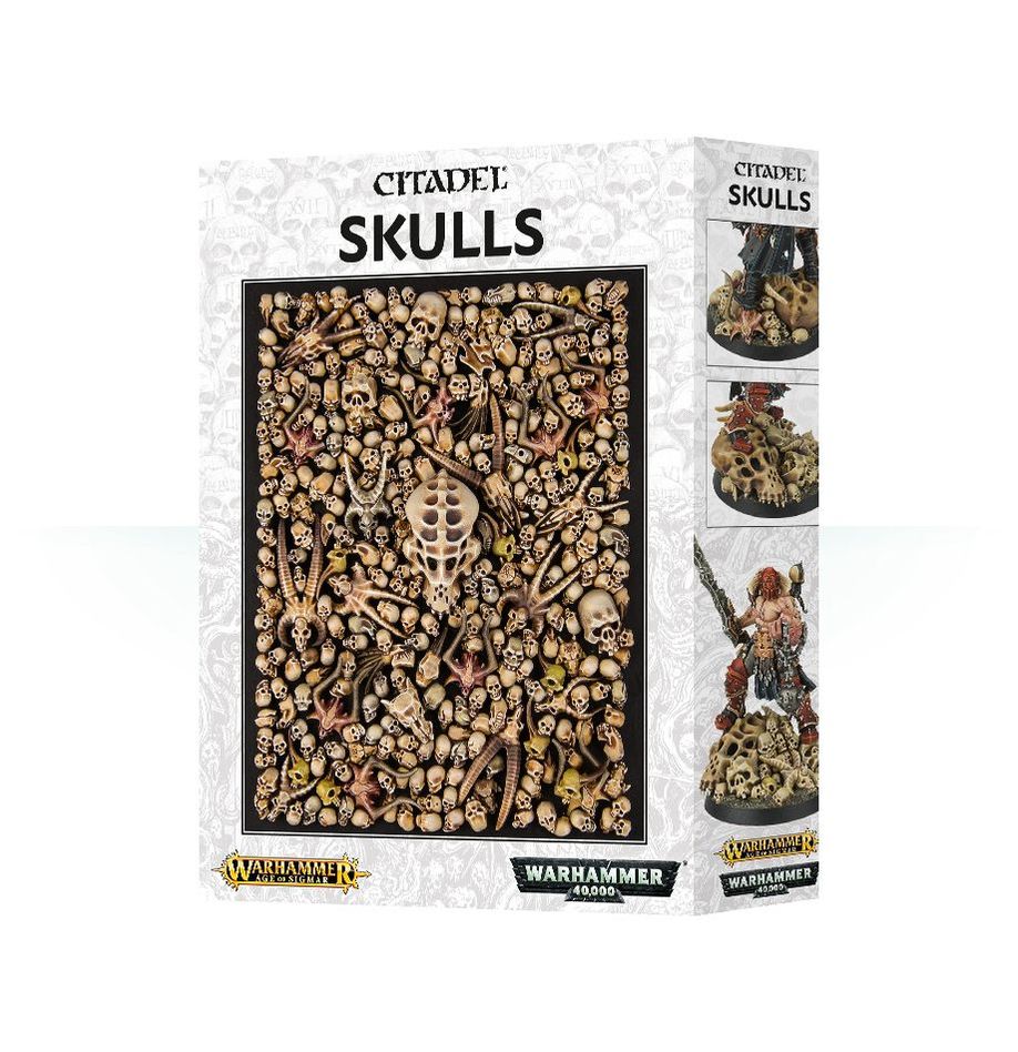 Warhammer Citadel Base skulls