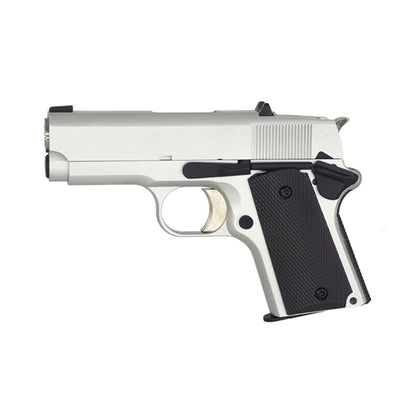 Army Armament R45A1 1911 Chrome 6mm RIF Gas Airsoft Pistol